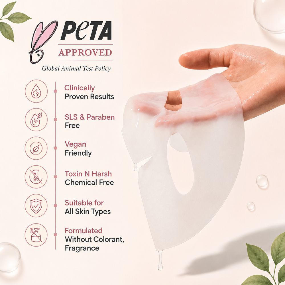 Korean Glass Skin Overnight Collagen Mask