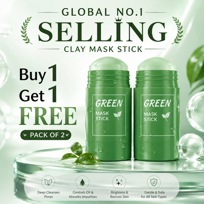 GreenGlow PureSkin Detox Clay Mask Stick